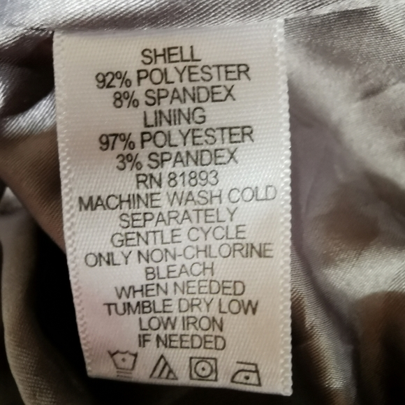 H by Halston Faux Suede Jacket in Light Grey - Sz 20W - Picture 8 of 8